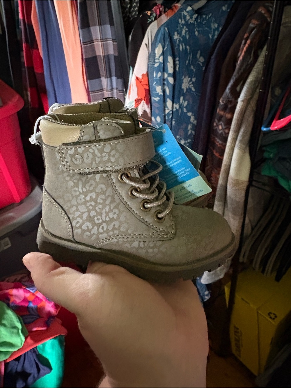 Kids stride rite Leopard-Print Ankle Boots - (Brand: )